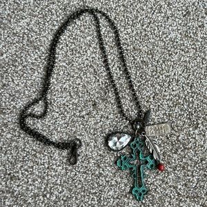 Plunder cross necklace “Have Mercy”